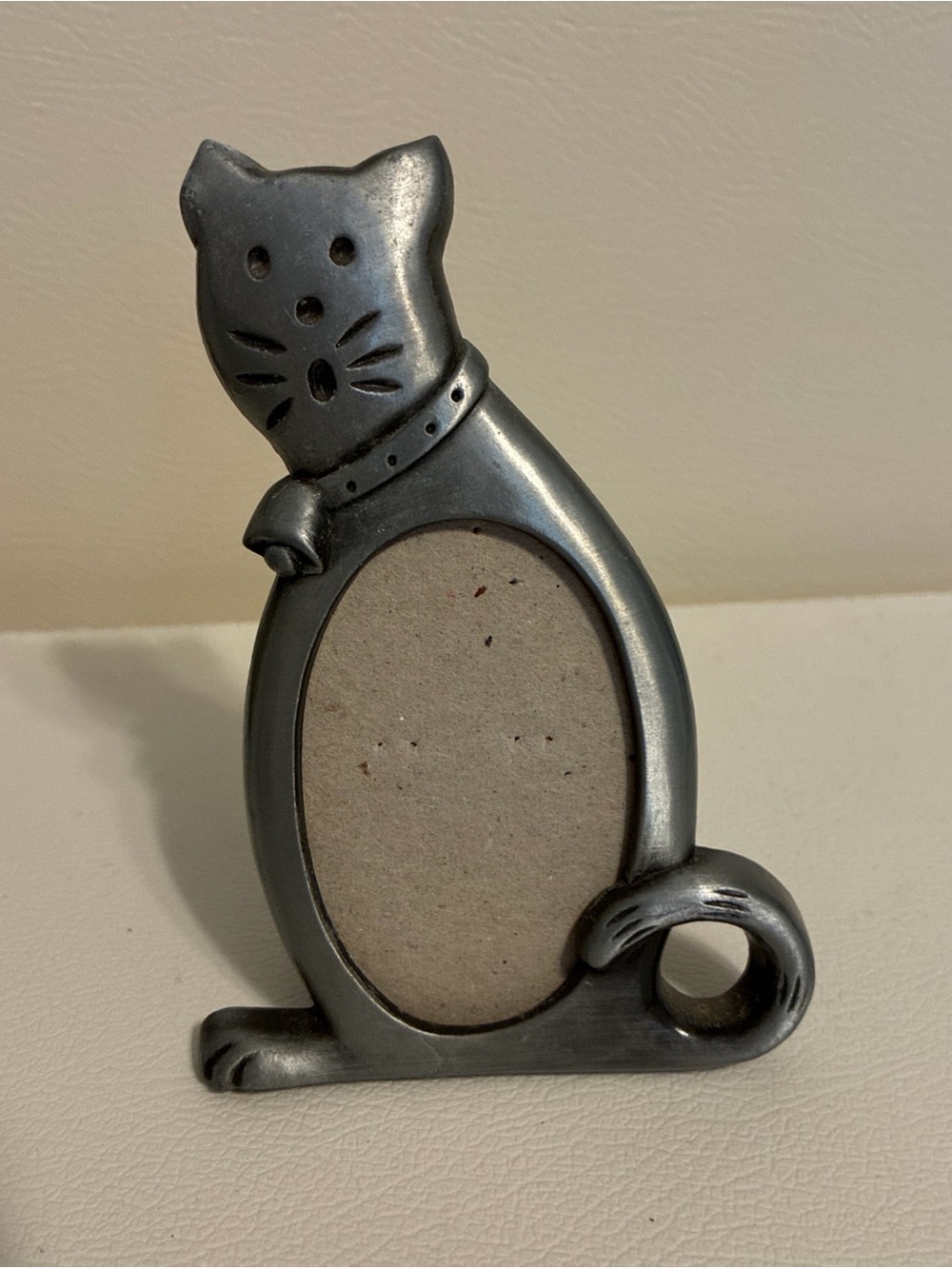 Mini Cat Photo Pewter Frame Pet Boutique Papel Giftware